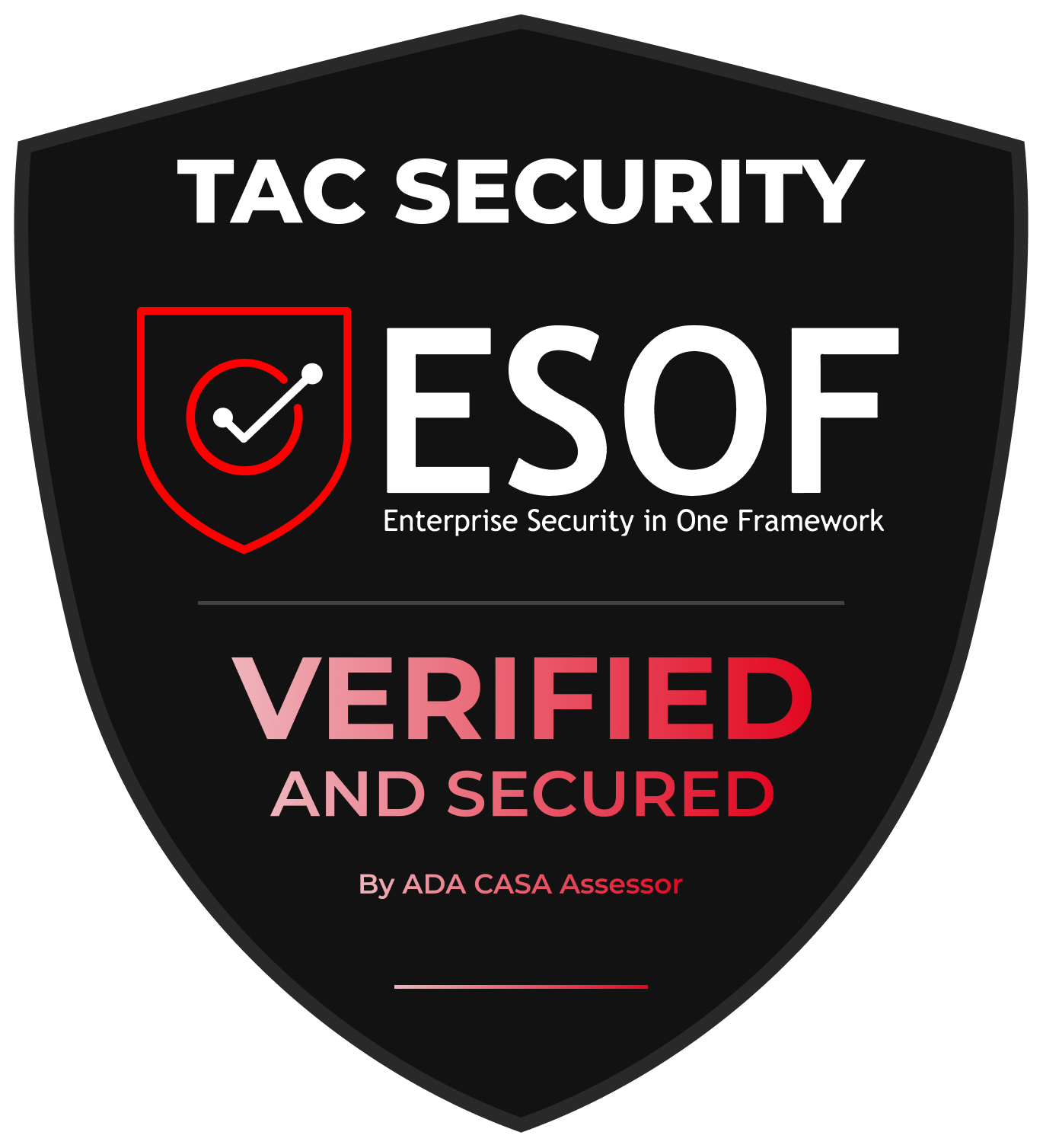 ESOF Shield Verified by TAC Security